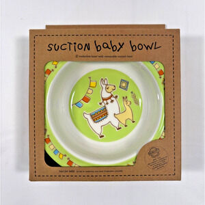 Sugar Booger Lisa Lowe Llama Suction Baby Bowl - NEW - CUTE